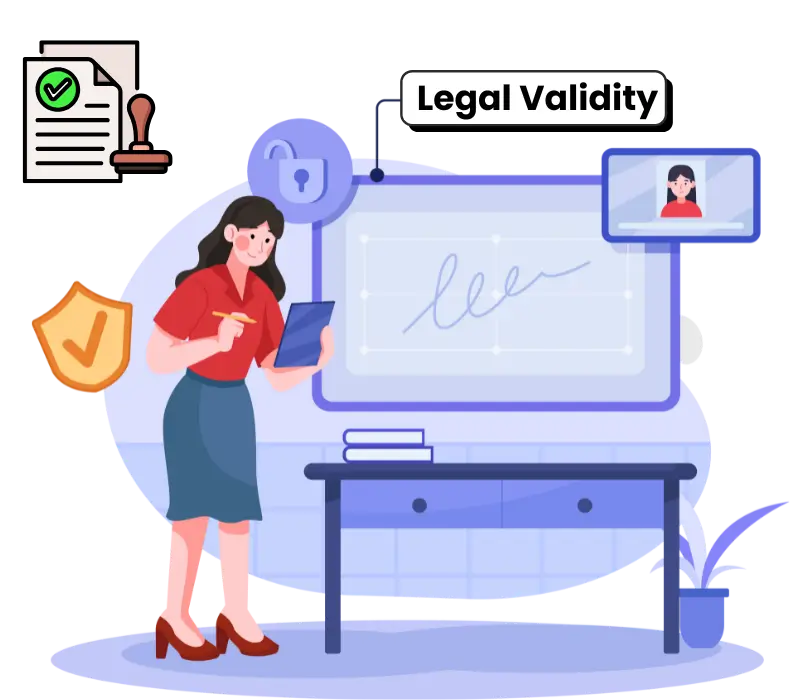 Digital signatures are legally valid in most countries