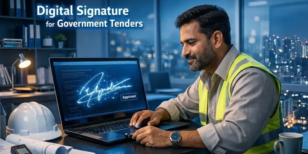 Digital Signature for Government Tenders
