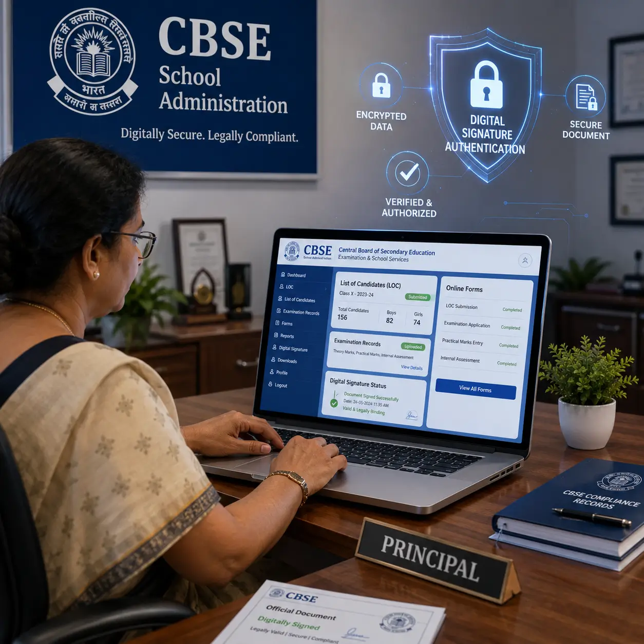Digital Signature For CBSE School